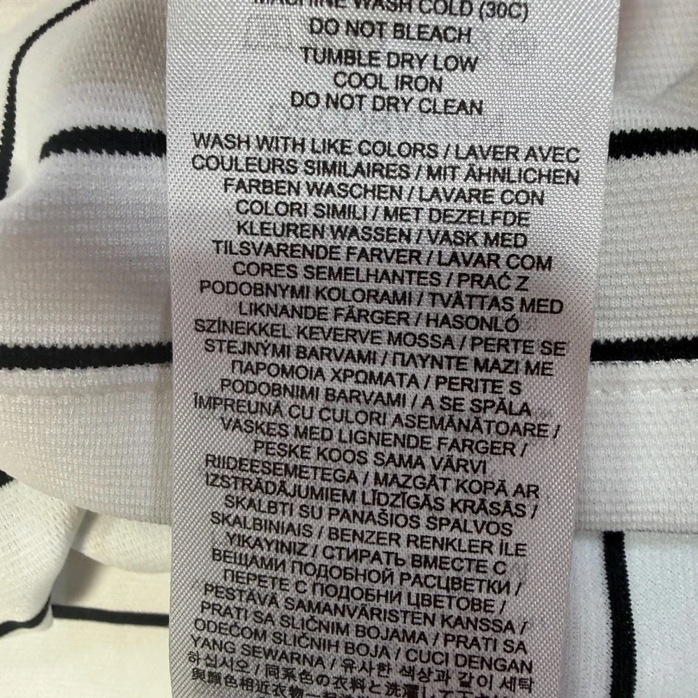 Nike NFL Raiders Polo Shirt Mens Large White Excellent Striped Dri-FIT Logo